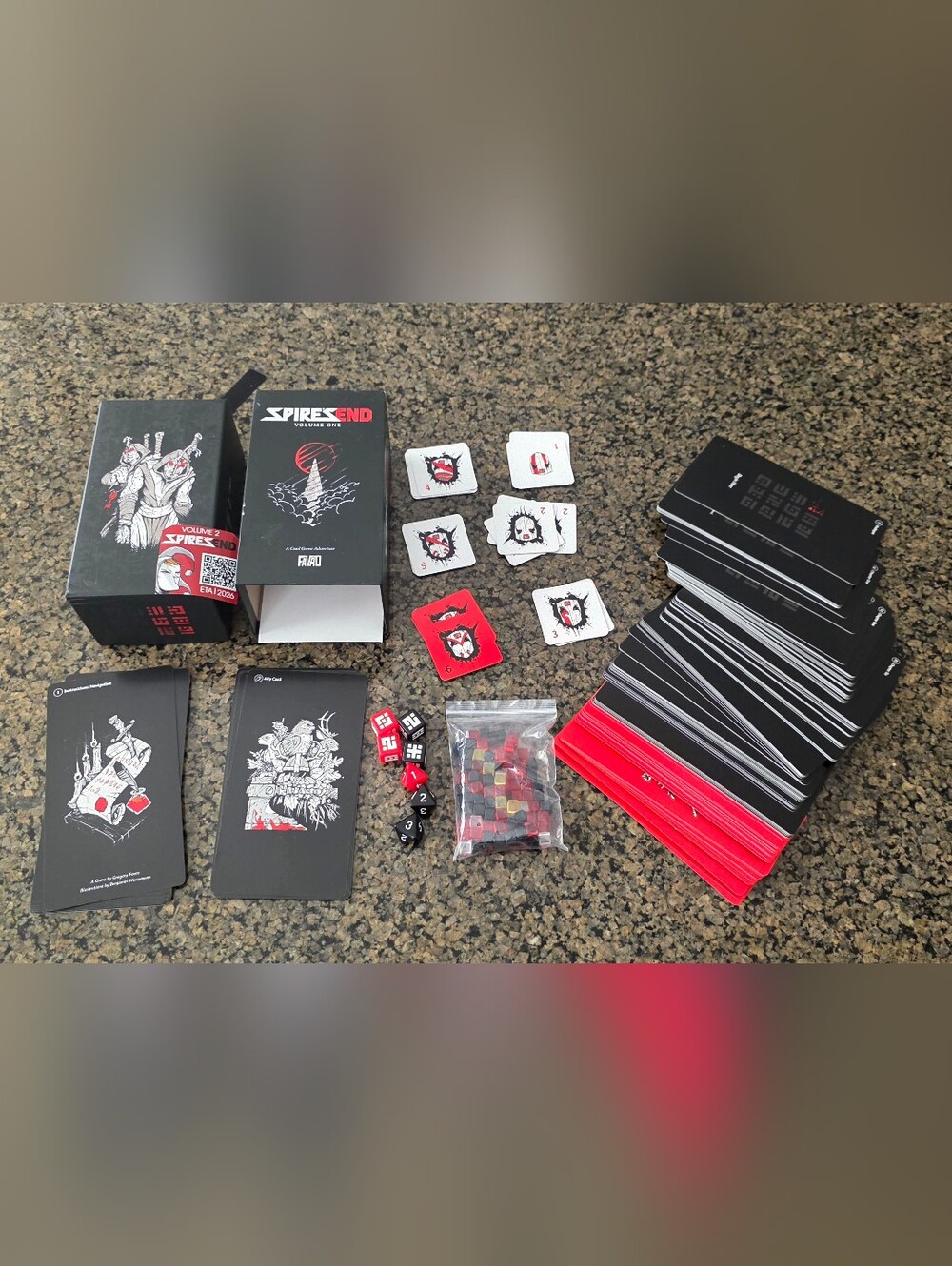 Spire's End Volume 1 Card Game Choose Your Path Horror Adventure 100% complete